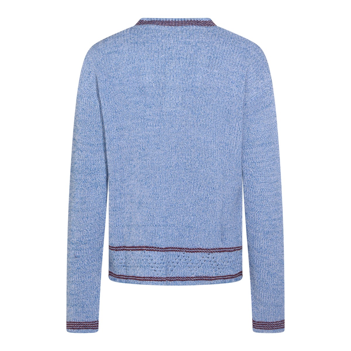 LIGHT BLUE COTTON KNITWEAR