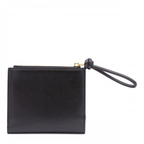 BLACK LEATHER WALLET