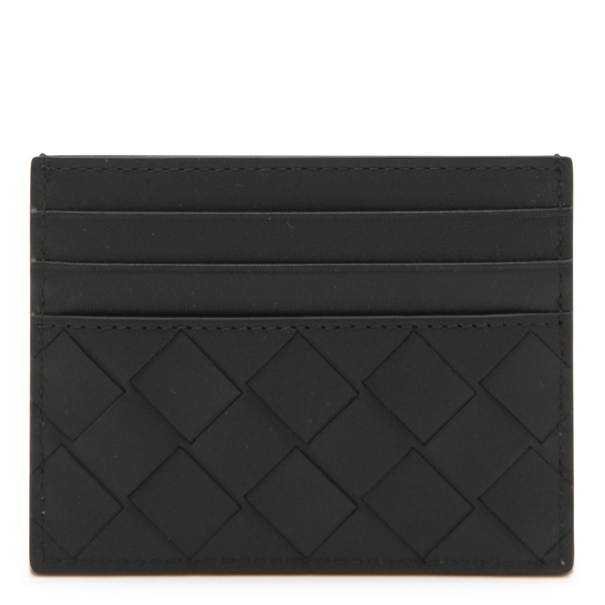 BLACK LEATHER CARD HOLDER