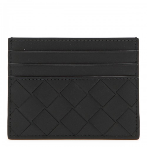 BLACK LEATHER CARD HOLDER 2