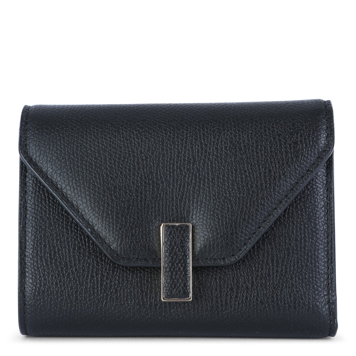 BLACK LEATHER FOLD 3 CC WALLET