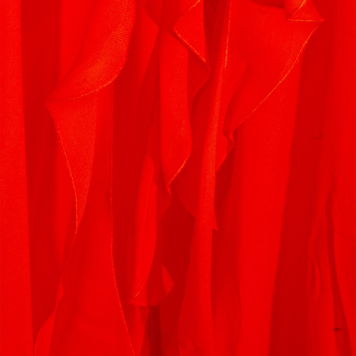 ORANGE VISCOSE DRESS