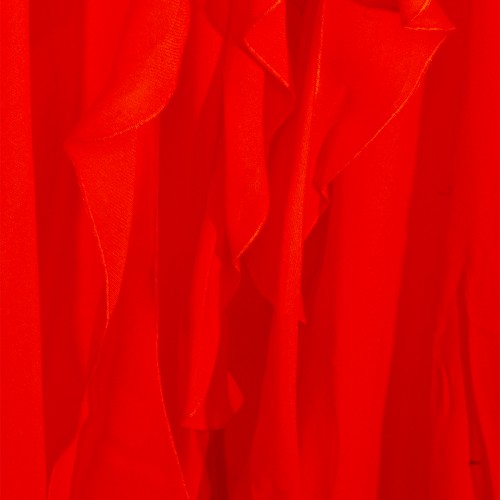 ORANGE VISCOSE DRESS