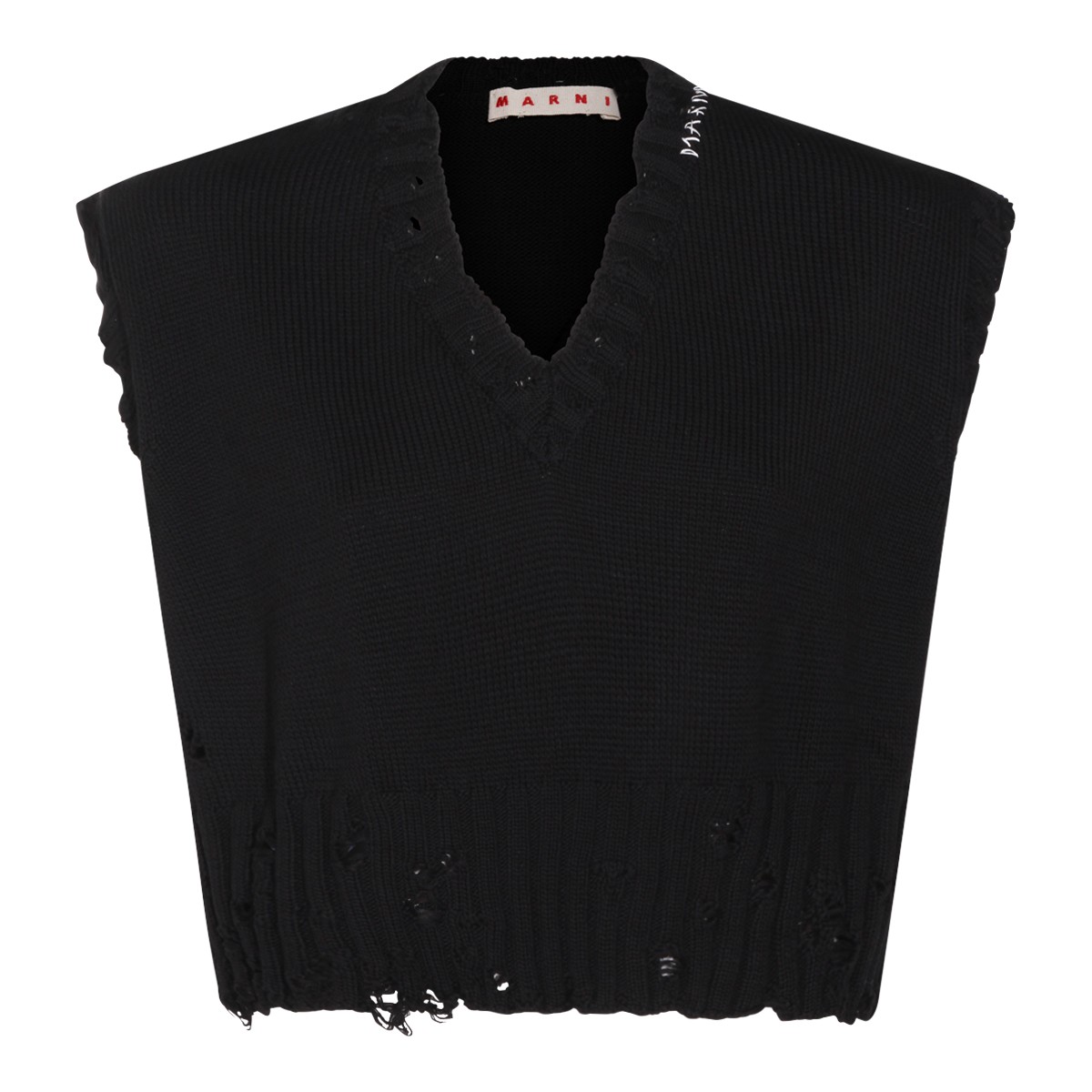 BLACK COTTON KNITWEAR