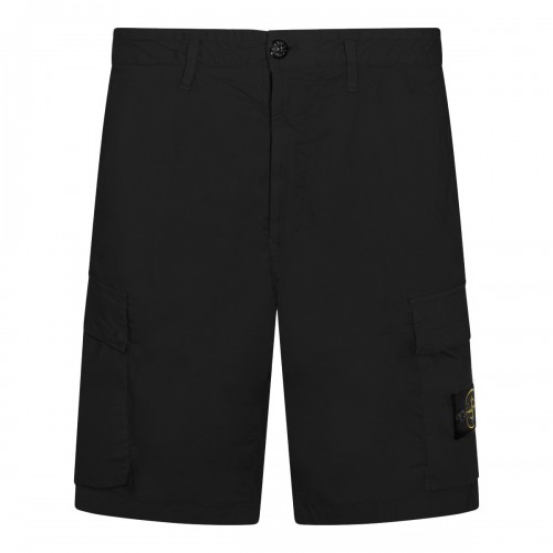 BLACK COTTON SHORT