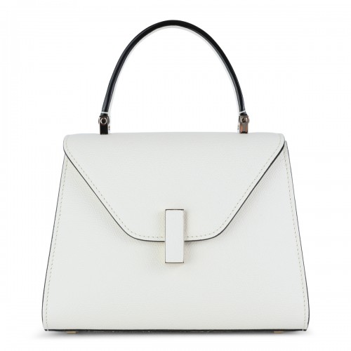 WHITE LEATHER ISIDE MINI...