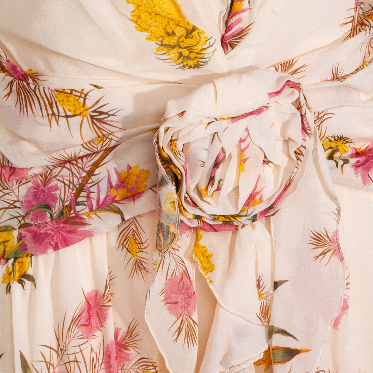 MULTICOLOR VISCOSE DRESS