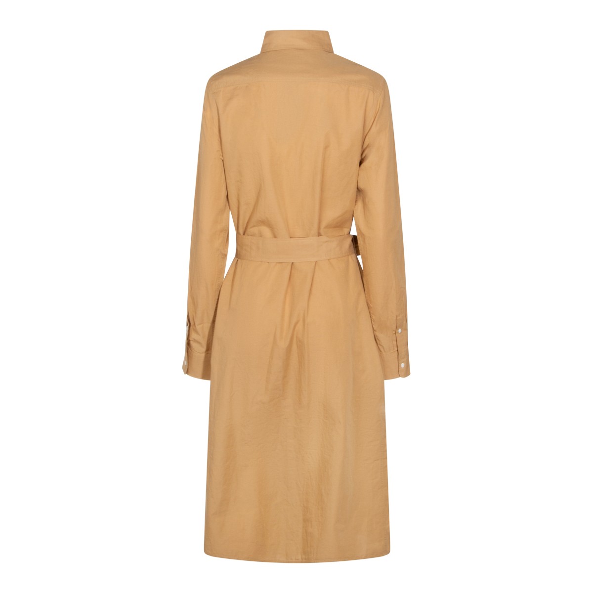 CAMEL COTTON DRESS