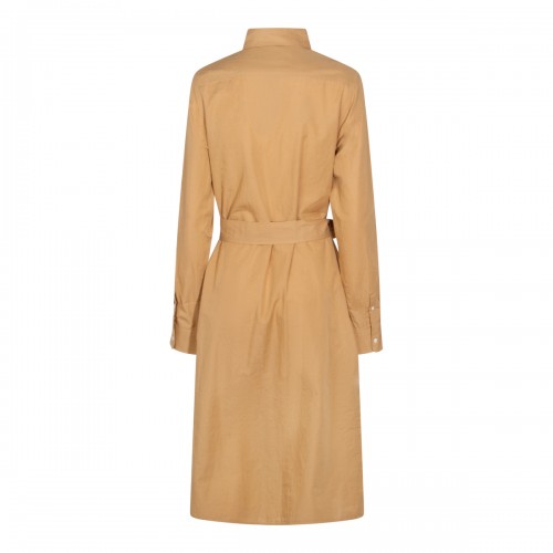 CAMEL COTTON DRESS