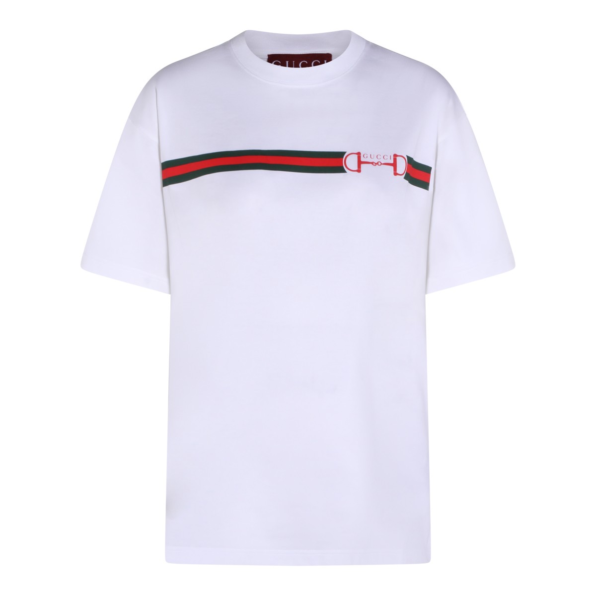 WHITE COTTON T-SHIRT