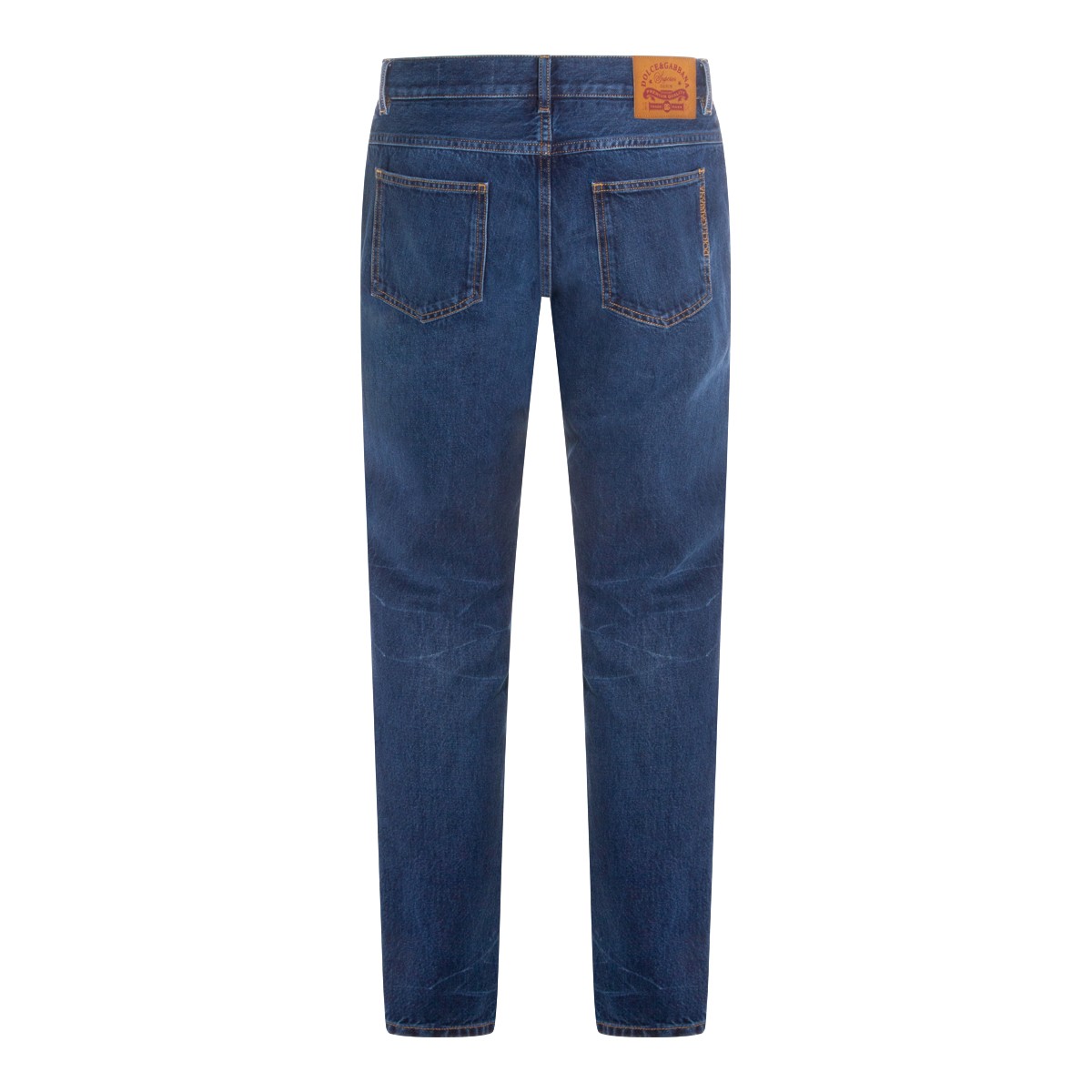 DARK BLUE COTTON JEANS