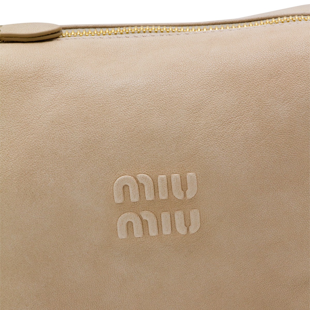 BEIGE LEATHER MINI BAG