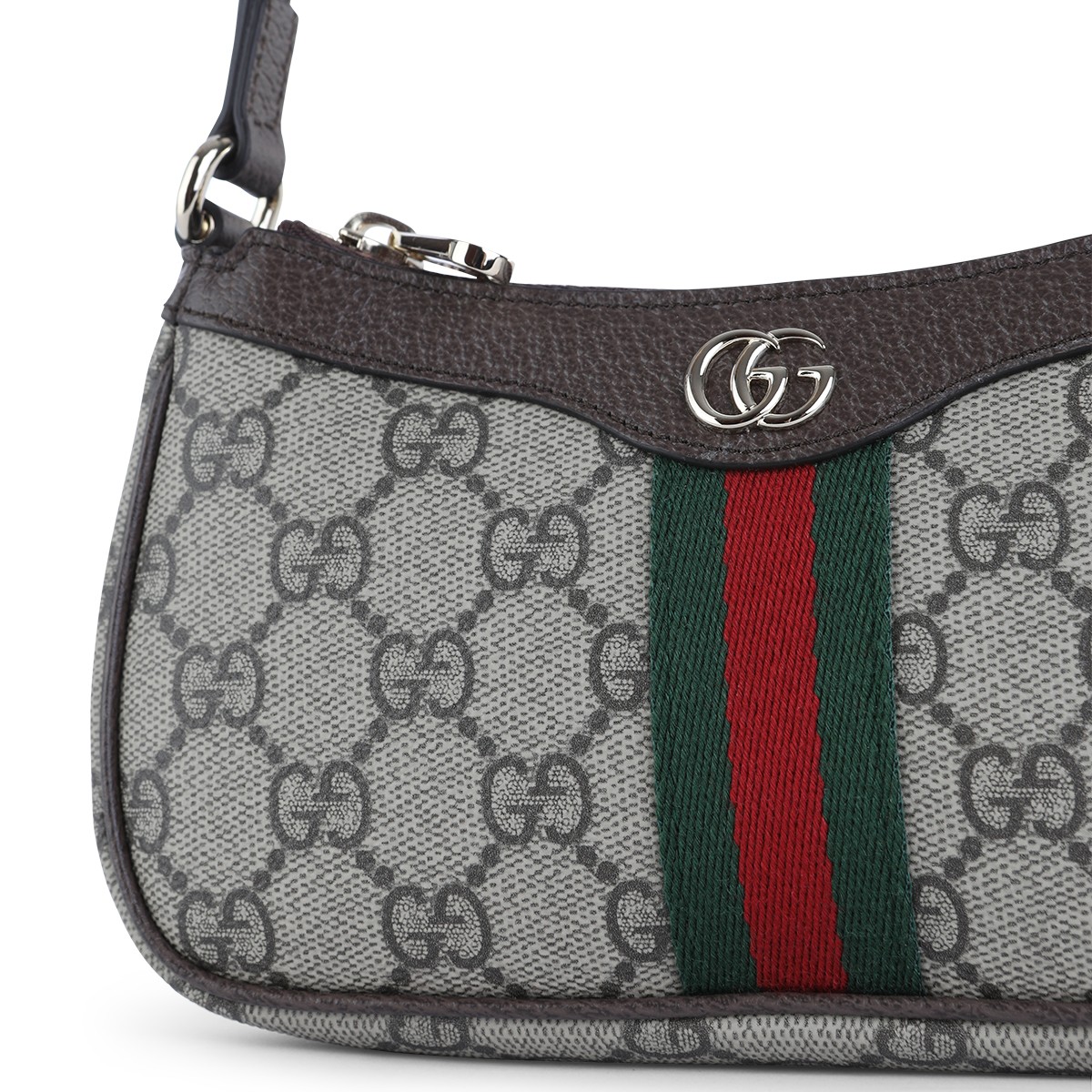 BEIGE OPHIDIA MINI BAG