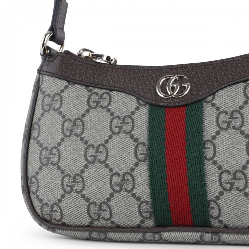 BEIGE OPHIDIA MINI BAG