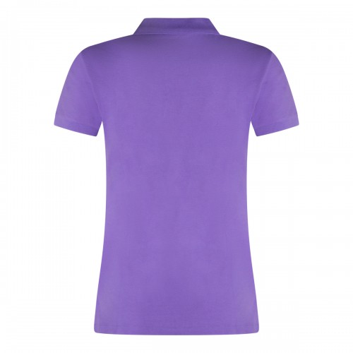 PURPLE COTTON POLO SHIRT 2