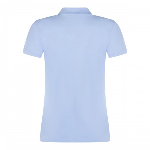 LIGHT BLUE COTTON POLO SHIRT 2
