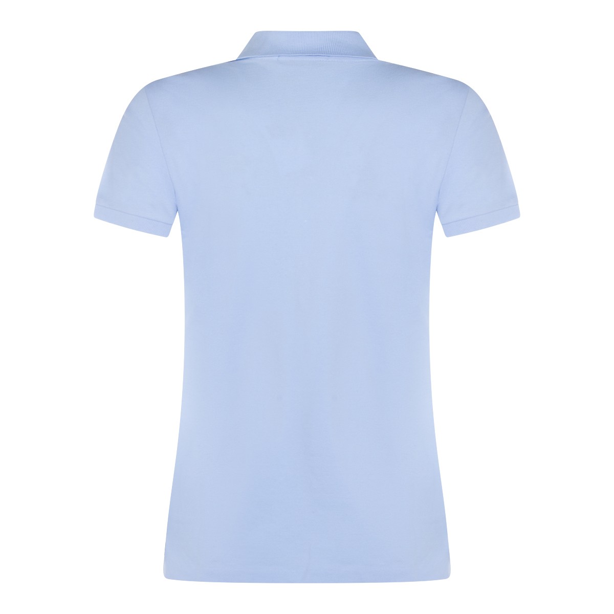LIGHT BLUE COTTON POLO SHIRT