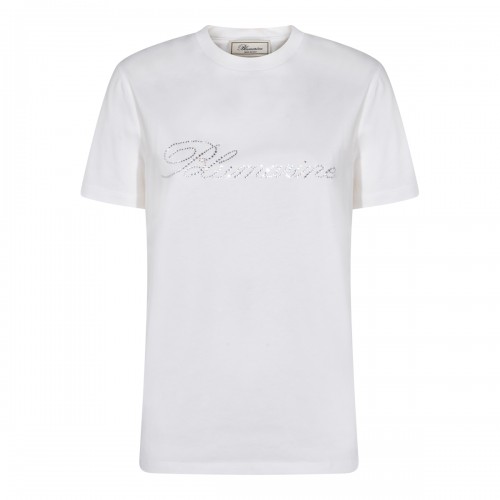 WHITE COTTON T-SHIRT