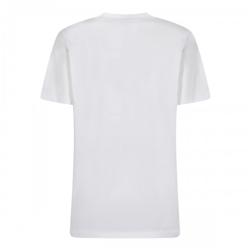 WHITE COTTON T-SHIRT