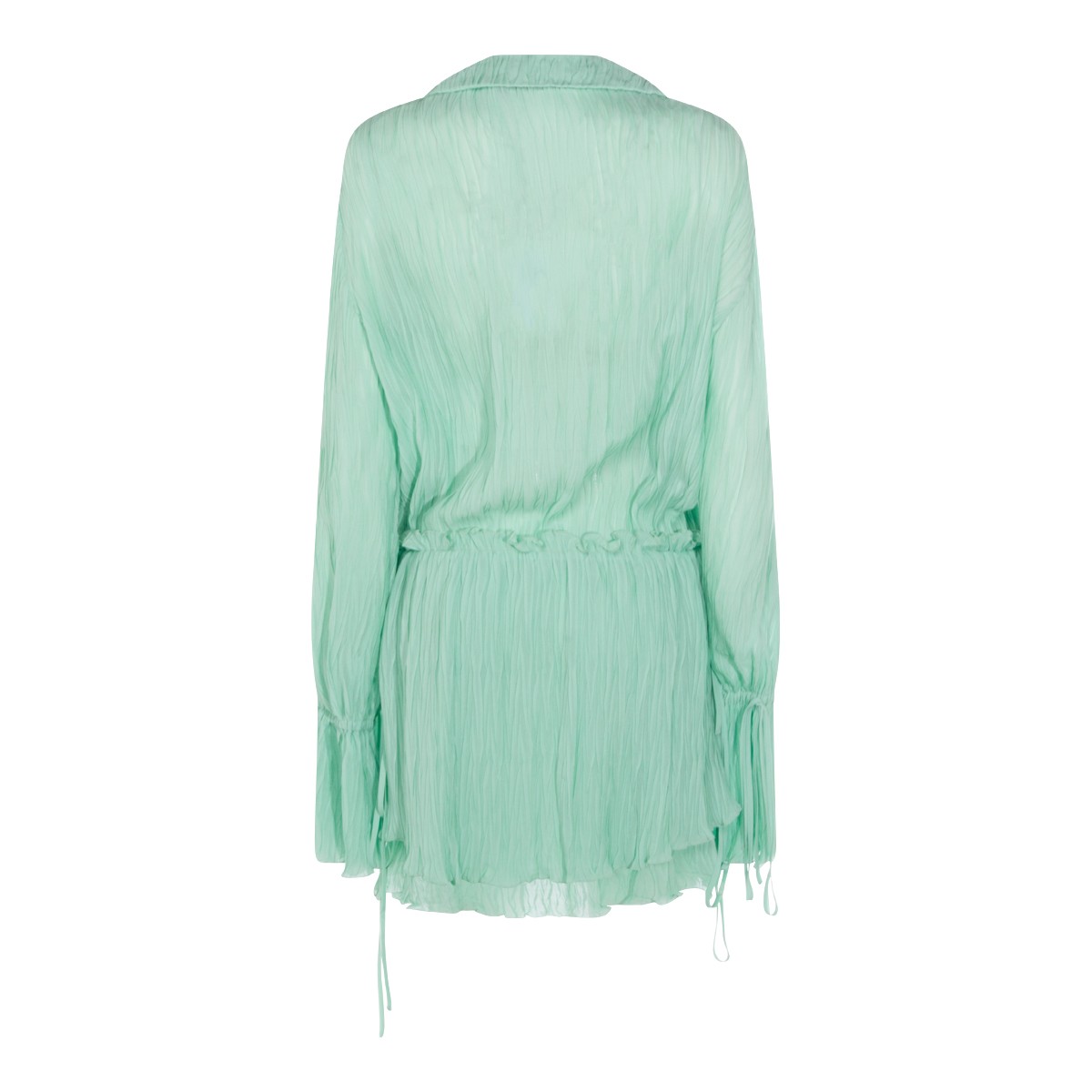 LIGHT GREEN VISCOSE DRESS
