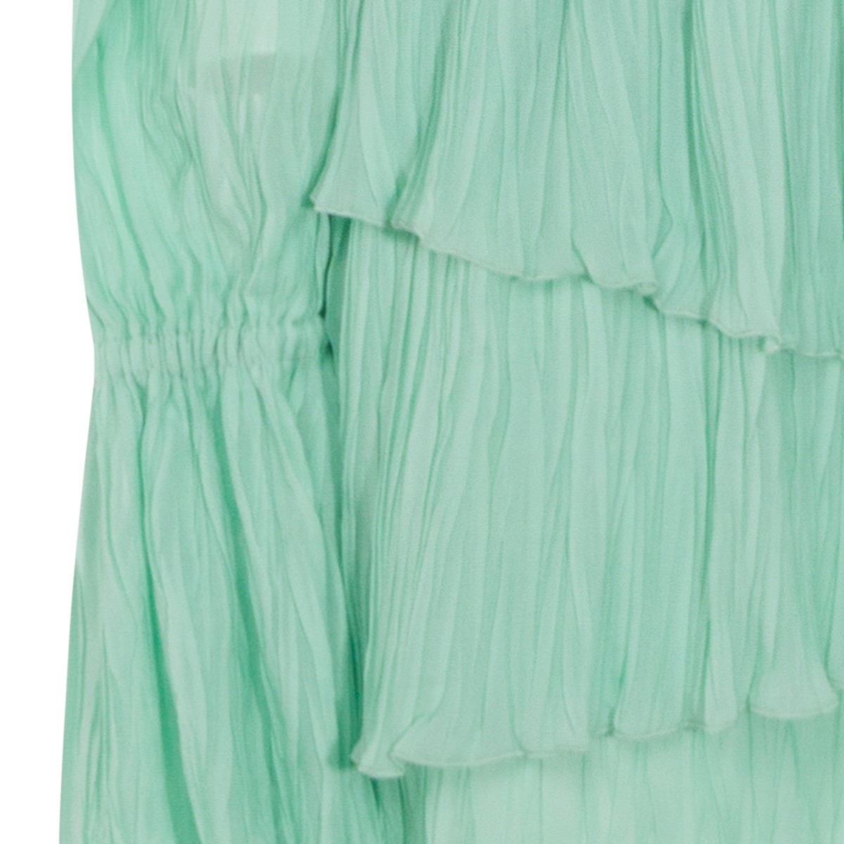 LIGHT GREEN VISCOSE DRESS