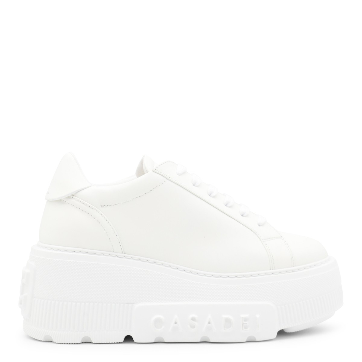 WHITE LEATHER NEXUS SNEAKERS