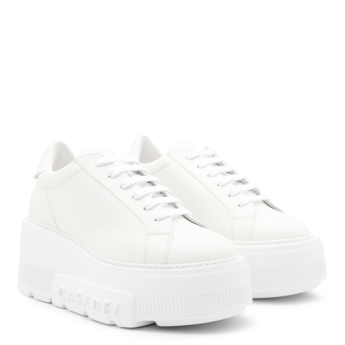 WHITE LEATHER NEXUS SNEAKERS