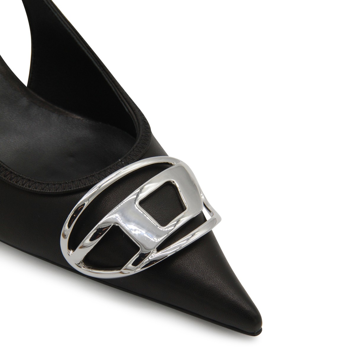 BLACK LEATHER D-VENUS SB 40 PUMPS