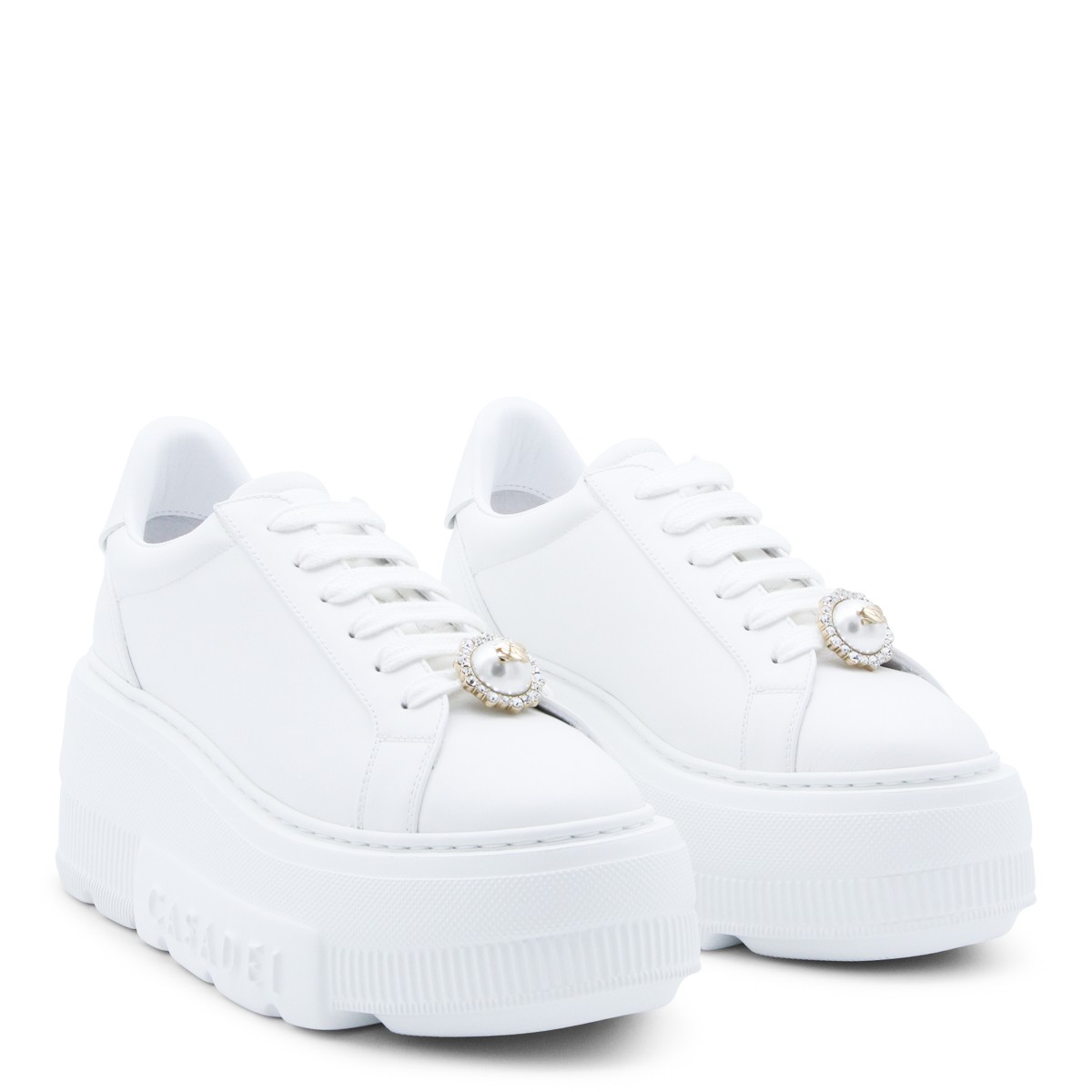 WHITE LEATHER NEXUS SNEAKERS