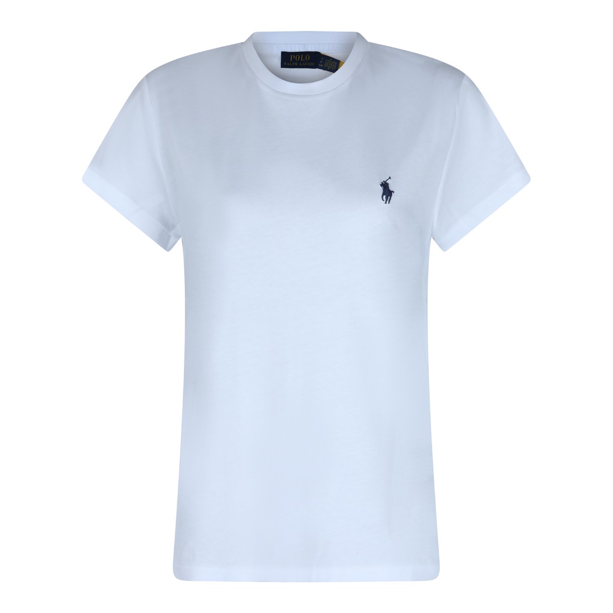 WHITE COTTON T-SHIRT