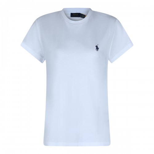 WHITE COTTON T-SHIRT