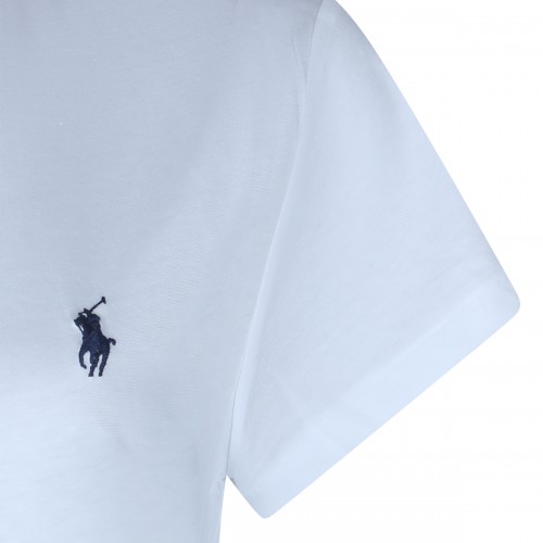 WHITE COTTON T-SHIRT