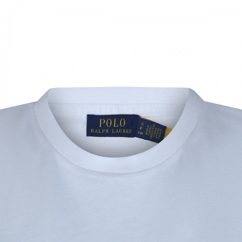 WHITE COTTON T-SHIRT