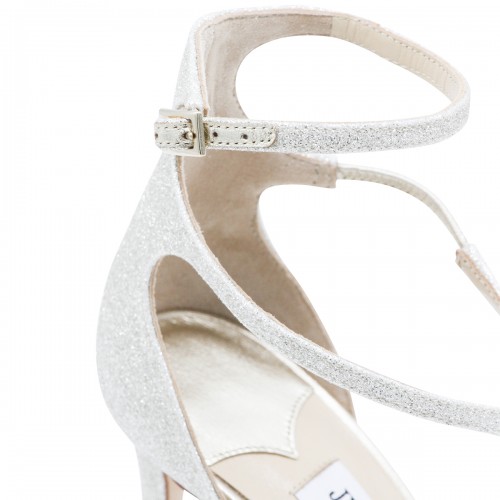 PLATINUM LEATHER ATIA 95 SANDALS