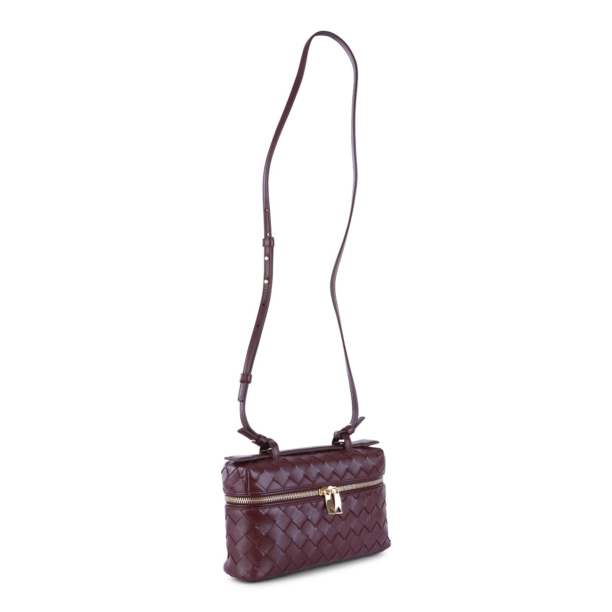 BURGUNDY LEATHER BANG BANG BAG
