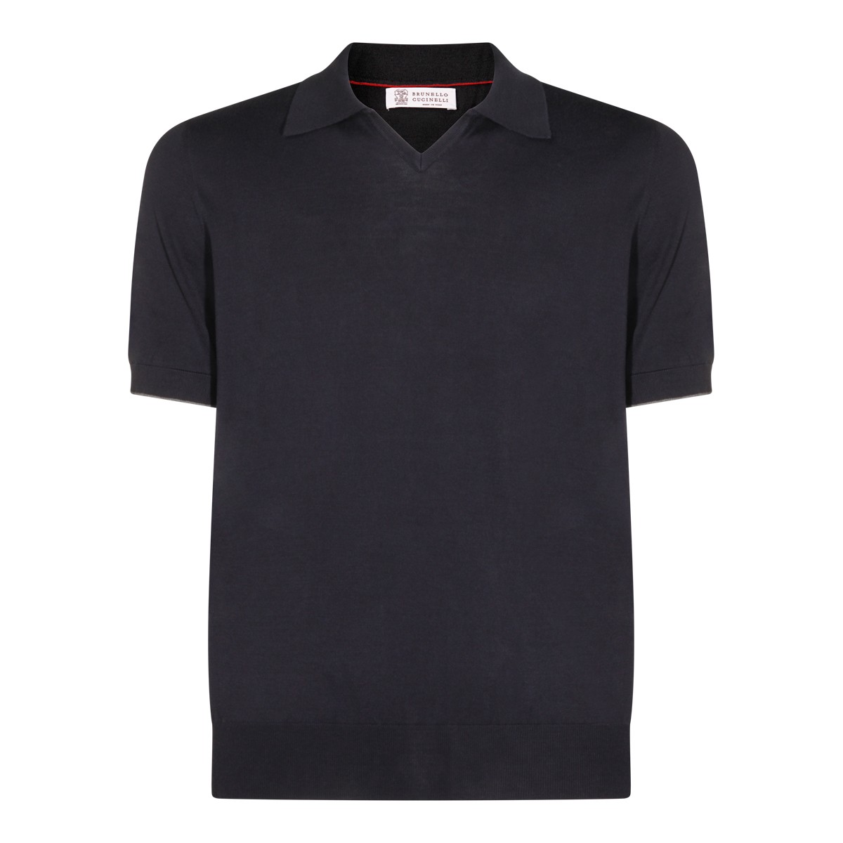 NAVY COTTON POLO SHIRT