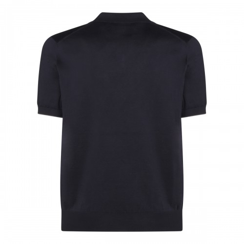 NAVY COTTON POLO SHIRT 2