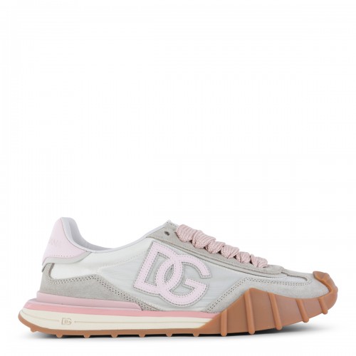IVORY AND PINK SNEAKERS
