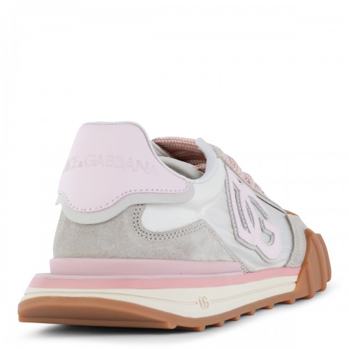IVORY AND PINK SNEAKERS