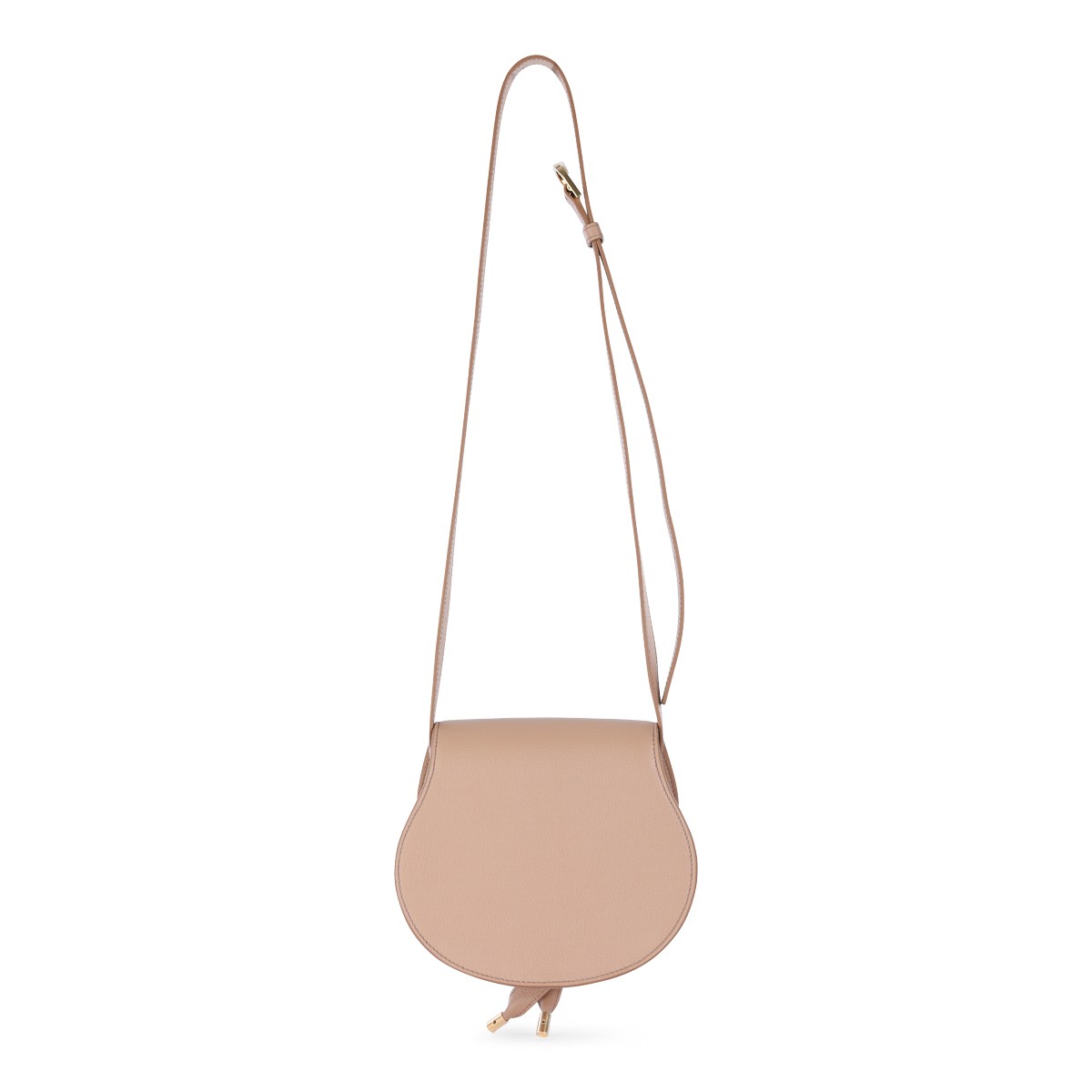 LIGHT PINK LEATHER MARCIE CROSSBODY BAG