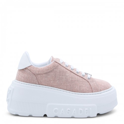 PINK LEATHER NEXUS SOLAR ECLIPSE SNEAKERS