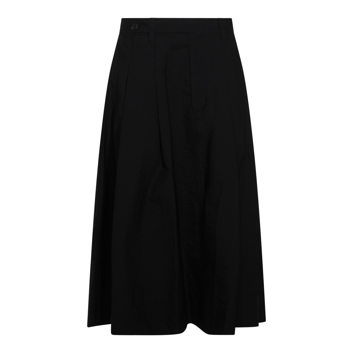 BLACK COTTON SKIRT