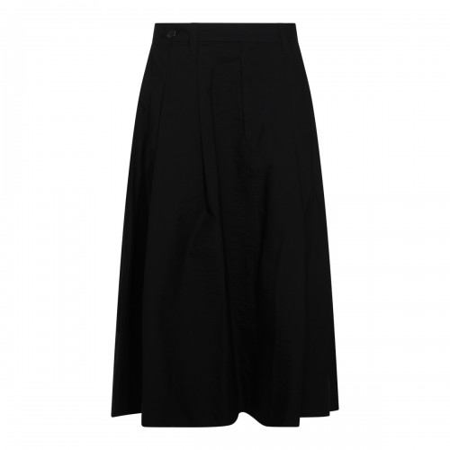 BLACK COTTON SKIRT