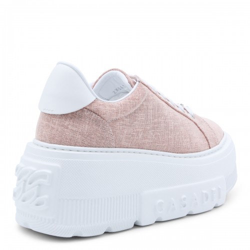 PINK LEATHER NEXUS SOLAR ECLIPSE SNEAKERS