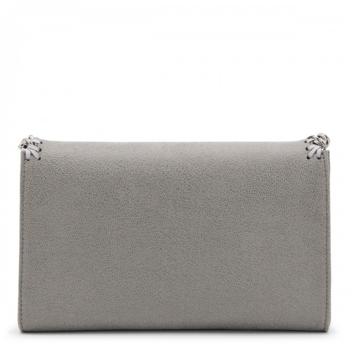 LIGHT GREY FALABELLA MINI SHOULDER BAG