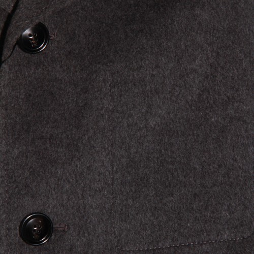 GREY WOOL BLEND COAT