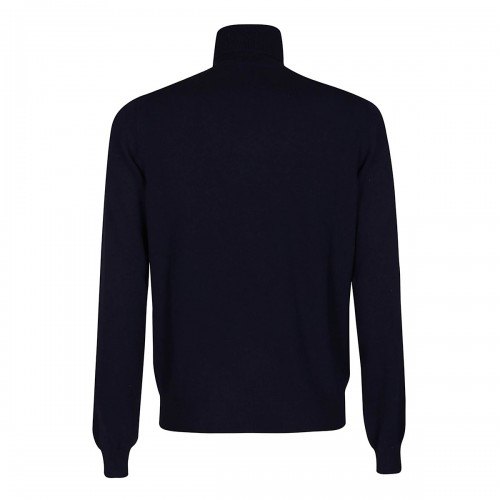BLUE WOOL KNITWEAR