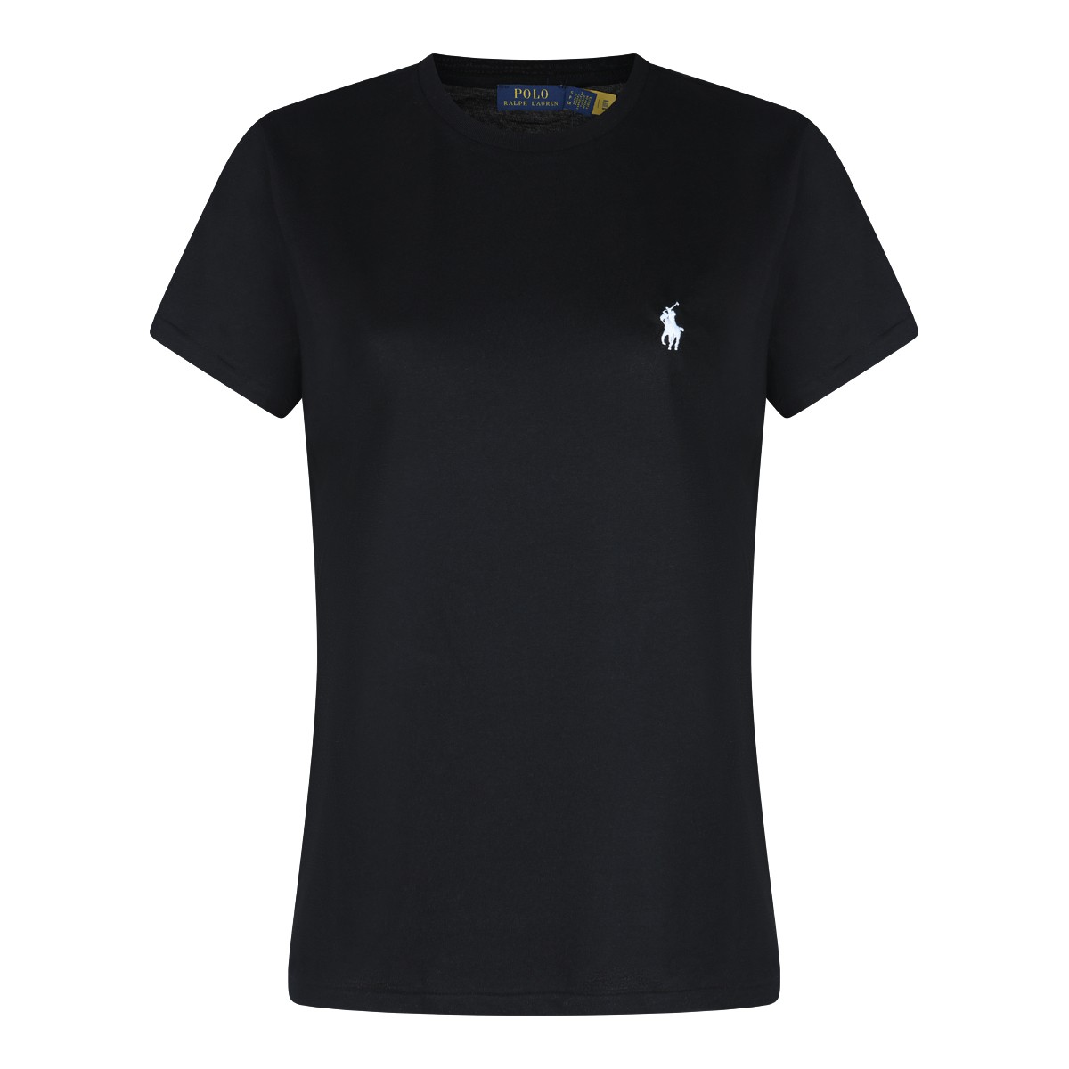 BLACK COTTON T-SHIRT
