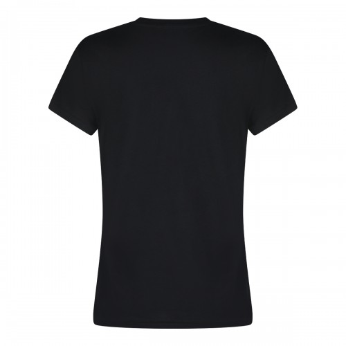 BLACK COTTON T-SHIRT