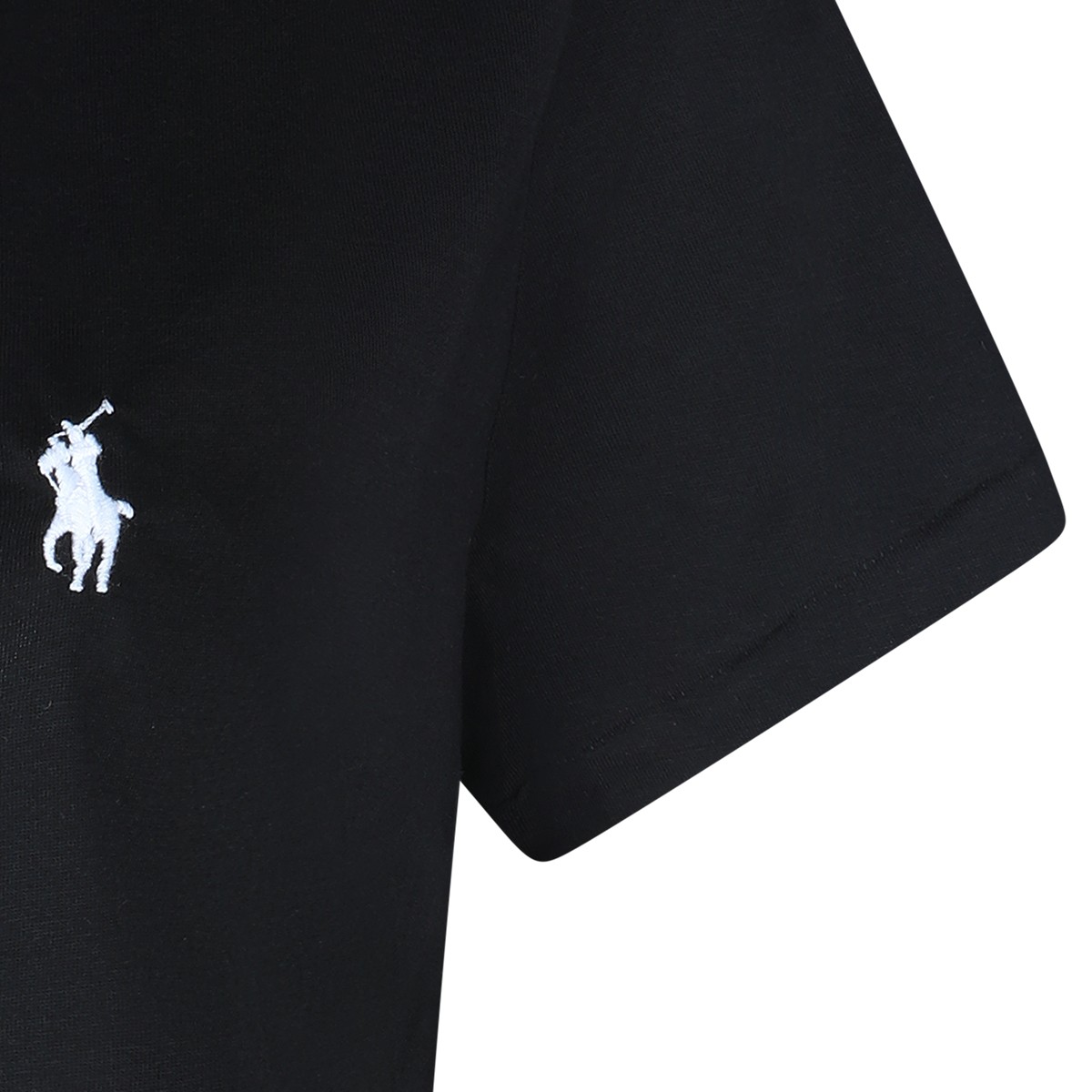 BLACK COTTON T-SHIRT